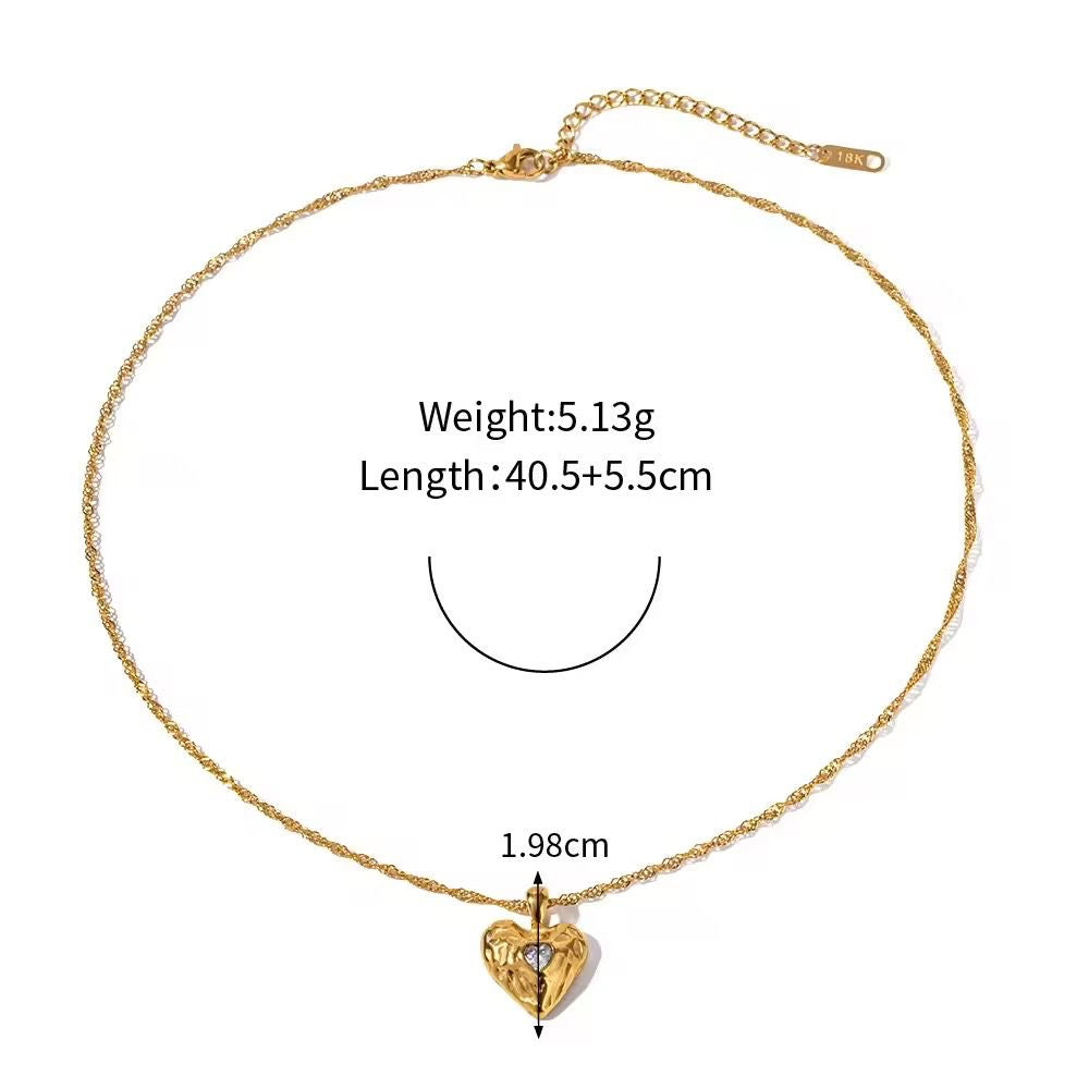 Delilah Heart Necklace