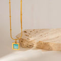 Sky Blue Athena Necklace
