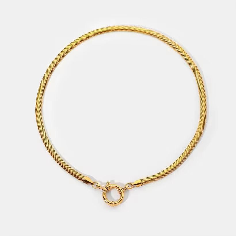 Serpentine Toggle Necklace