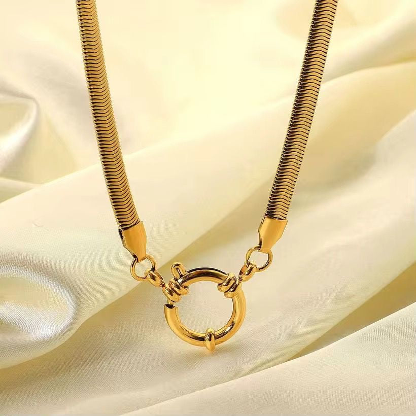 Serpentine Toggle Necklace