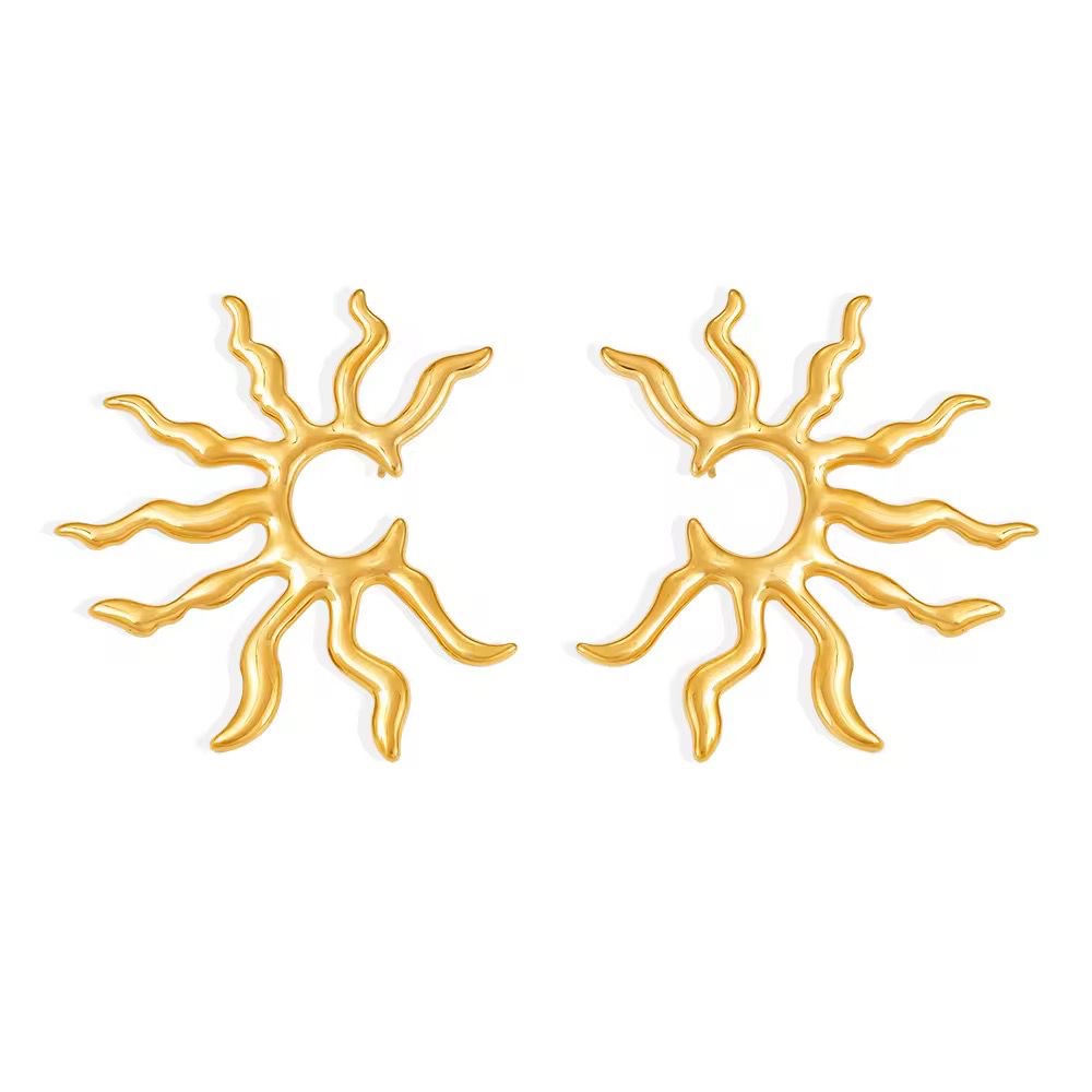 Greek Goddess Sun Earrings