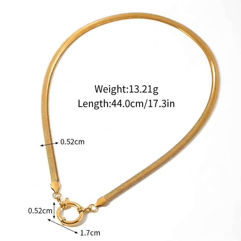 Serpentine Toggle Necklace